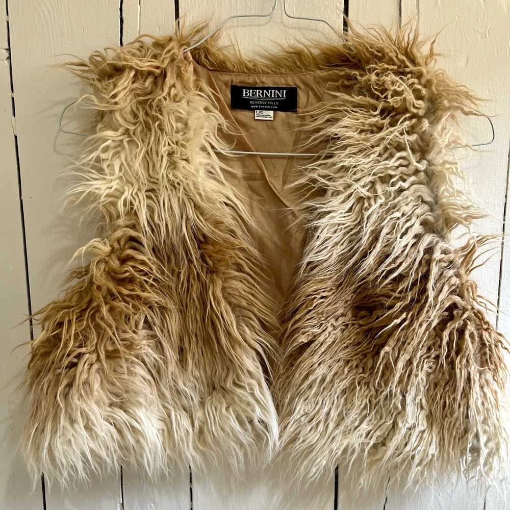 Funky furry vest